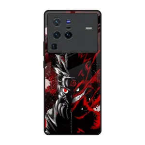 Dark Character Glass Case for Vivo X80 Pro 5G Stylish Layer