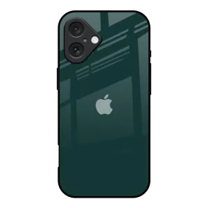 Olive Glass Case for iPhone 16 Flexible Grip Form Durable Layer