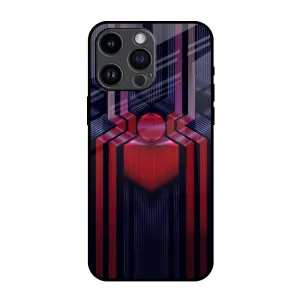 Super Art Logo Glass Case For iPhone 14 Pro Max Matte Pattern Layer