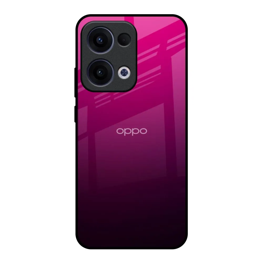 Elegant Finish Tactile Feel Purple Ombre Pattern Glass Case for Oppo Reno13 5G