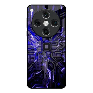 Soft Frame Versatile Accessory Techno Color Pattern Glass Case For Oppo Find x8 Pro