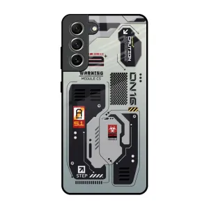 Artistic Design Techno Vibes Glass Case for Samsung Galaxy S21 FE 5G