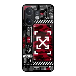 Technology Art Glass Case for Vivo V60 5G Premium Finish