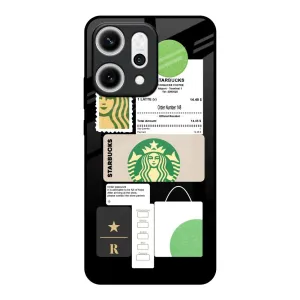 Coffee Latte Glass Case for Oppo Reno14 5G elegant design