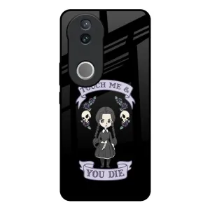 Touch Me & You Die Glass Case for IQOO Z10R 5G TPU Material