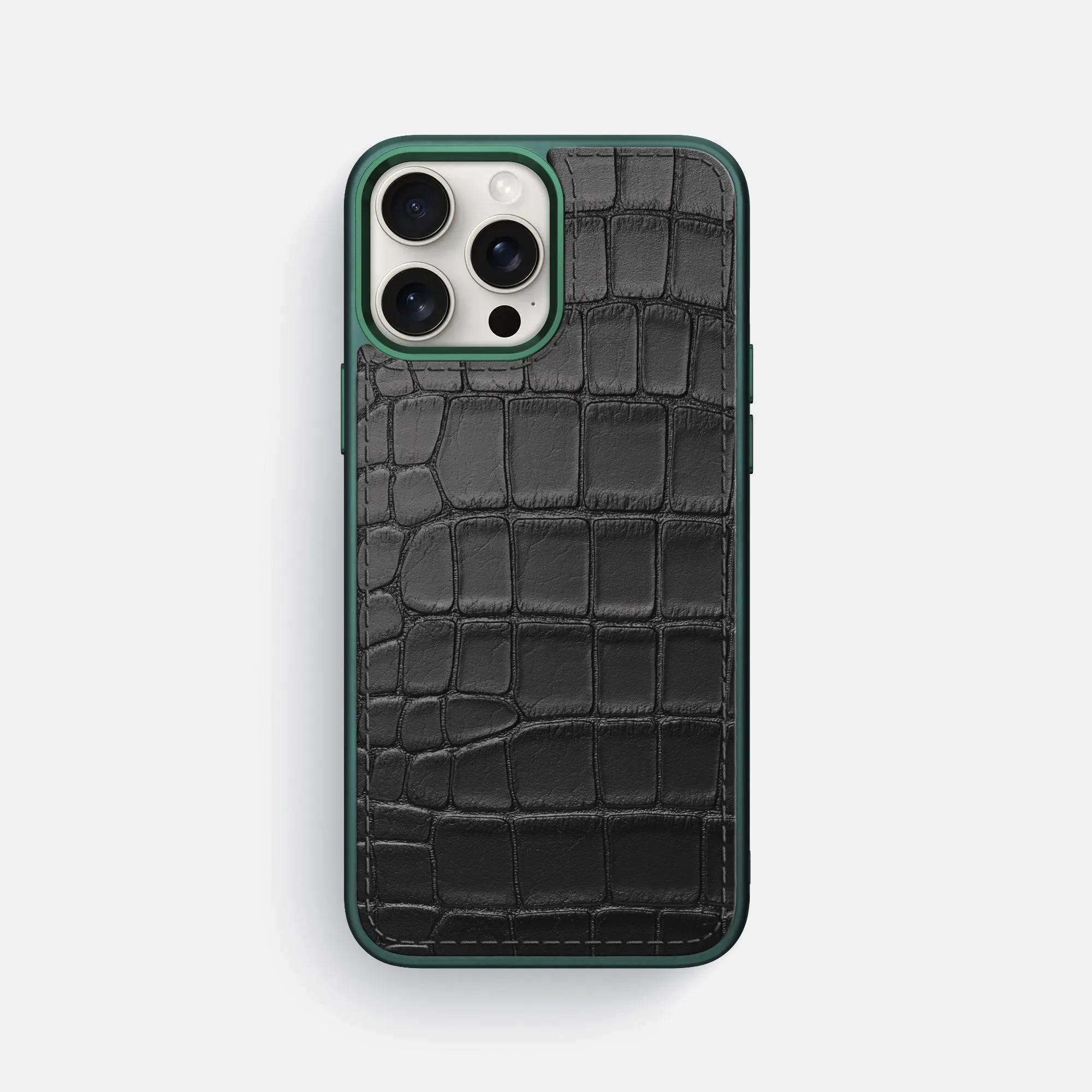 Toned Sport Case For iPhone 16 Pro Max In Alligator Stylish Detail Layer Light Structure