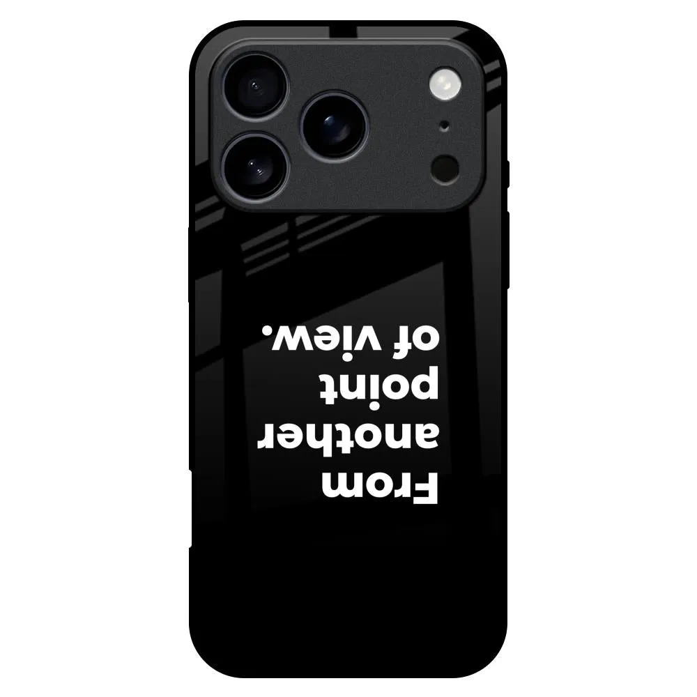 Impact Cushion Durable Edge Motivation Glass Case for iPhone 17 Pro Max