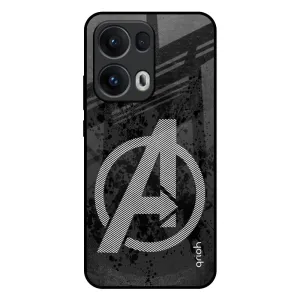 Color Pattern Rugged Look Sign Of Hope Glass Case for Oppo Reno13 Pro 5G