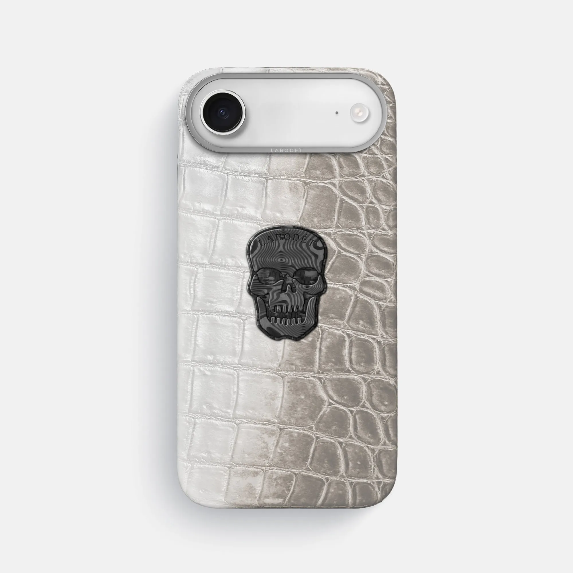 daily protection Classic Case With Carbon Skull For iPhone 17 Air In Himalayan Crocodile