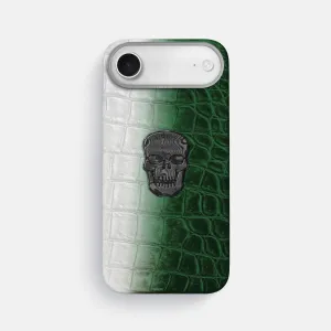 Modern Form Rugged Outline Classic Case With Carbon Skull For iPhone 17 Air In Himalayan Crocodile
