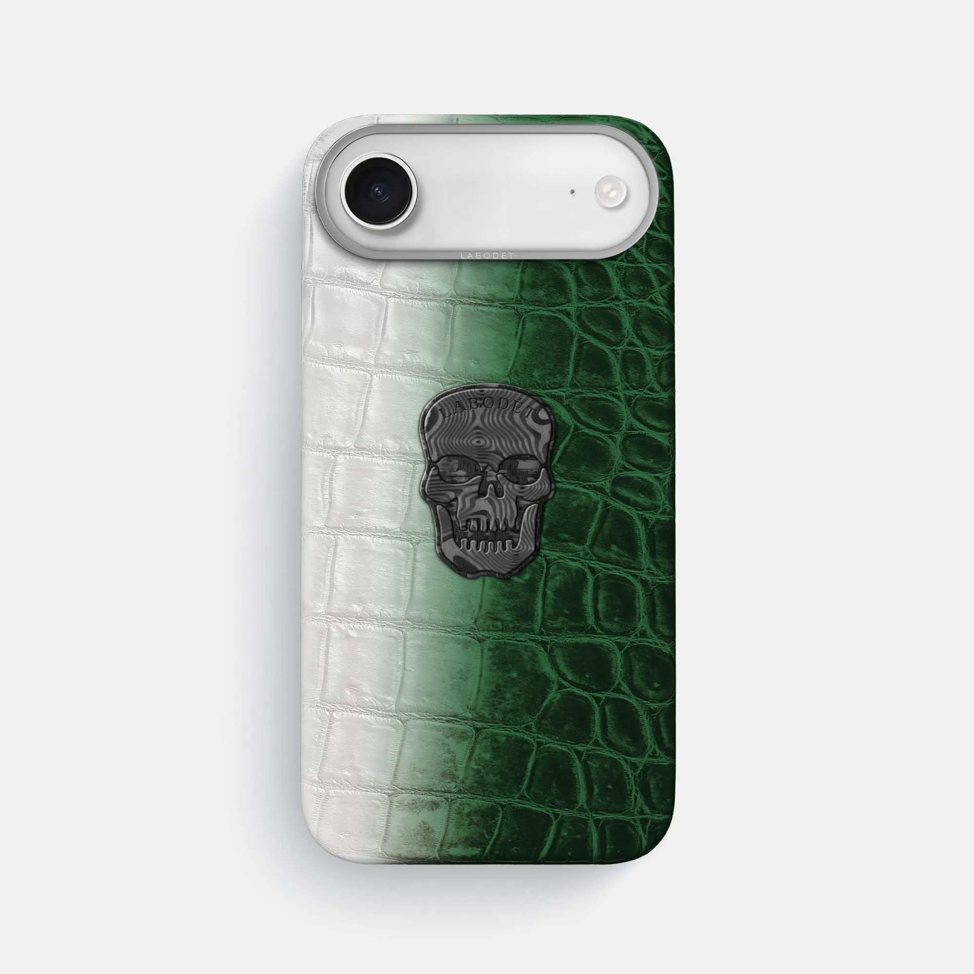 Modern Form Rugged Outline Classic Case With Carbon Skull For iPhone 17 Air In Himalayan Crocodile