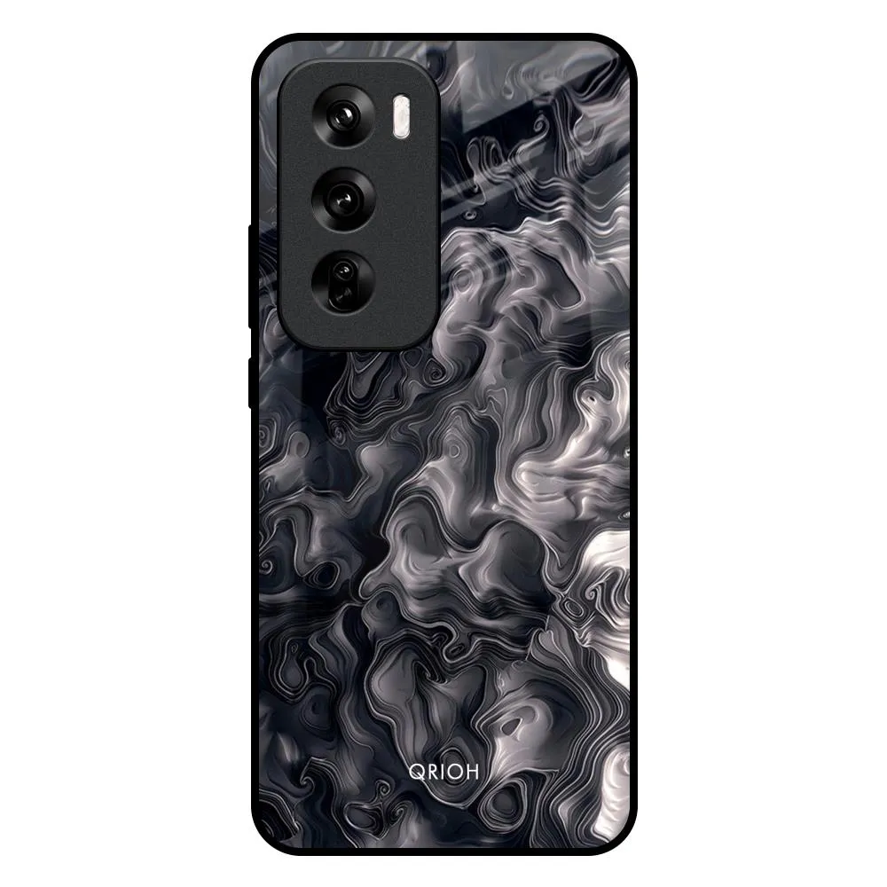 Cryptic Smoke Glass Case for Oppo Reno 12 5G Wireless Compatible