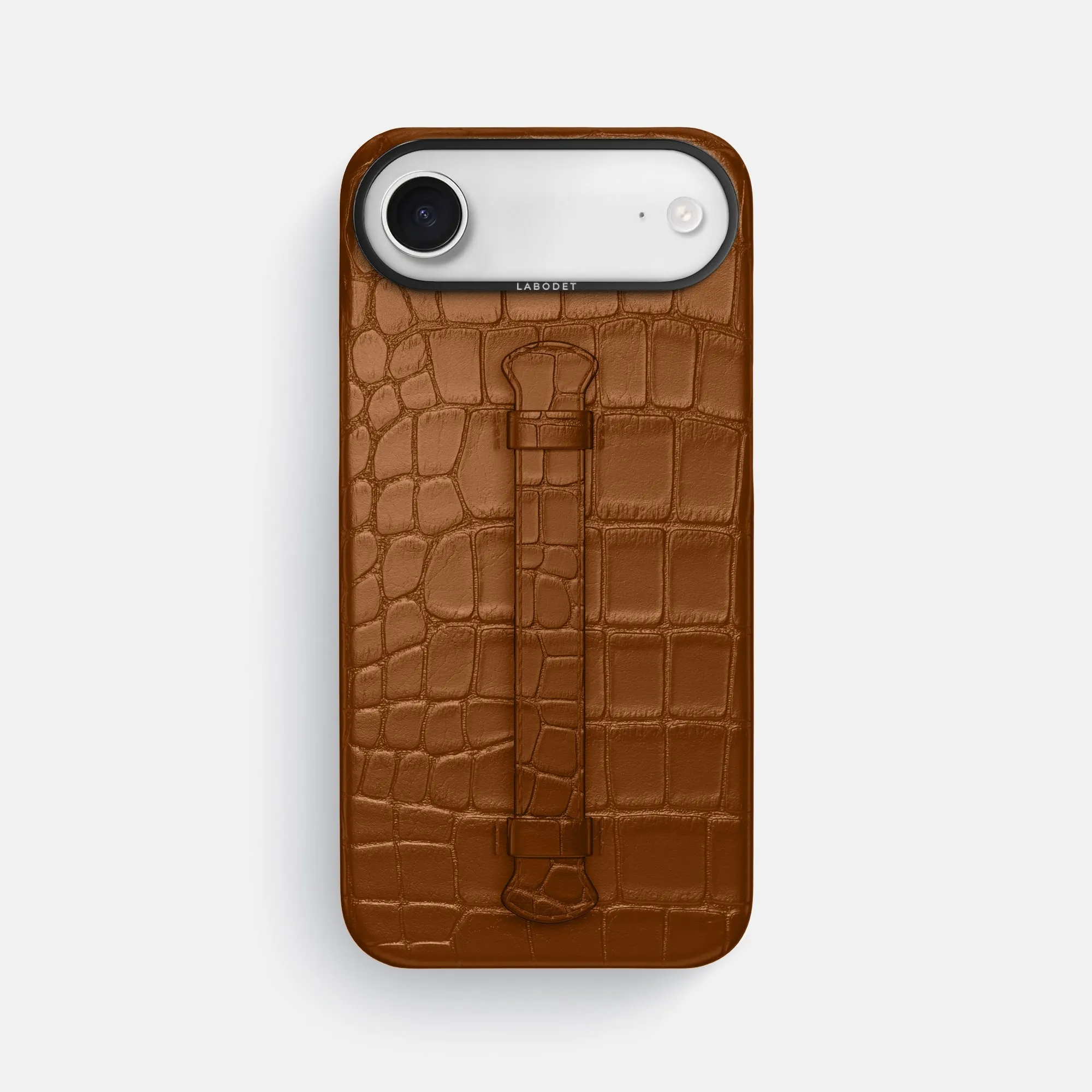 Center Handle For iPhone 17 Air In Alligator Minimal Surface Layer Stylish Shape