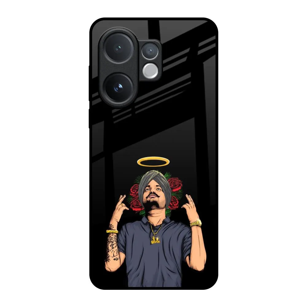 Flexible Pattern Punjabi Singer Poster Glass Case for Vivo V60 5G