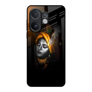 Modern Finish Impact Resistant Ombre Krishna Glass Case for Vivo V60 5G