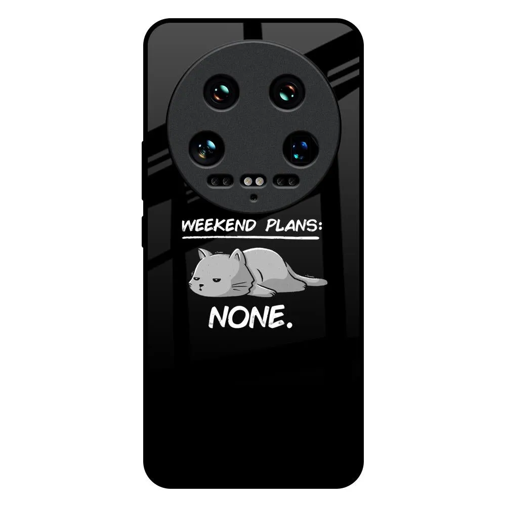 Easy Removal Weekend Plans Glass Case for Mi 14 Ultra 5G