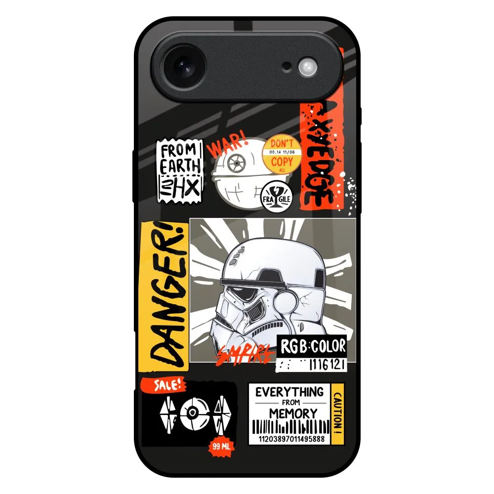 Smooth Shield Galaxy Edge Glass Case for iPhone 17 Air