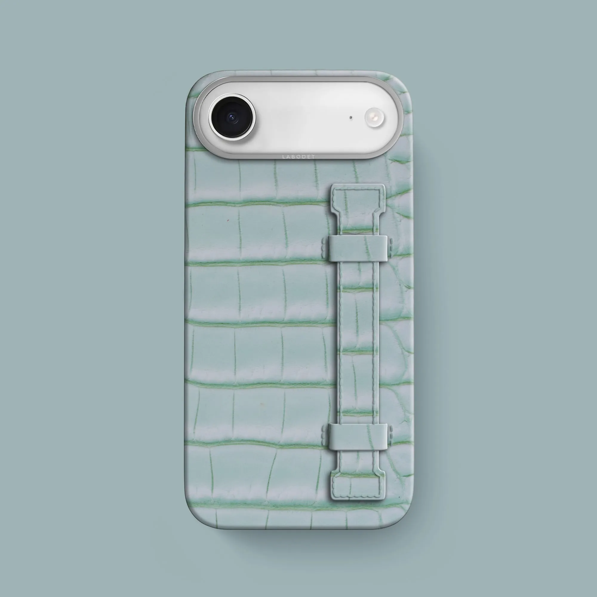 Compact Shape Affordable option Handle Case Mint Gum For iPhone 17 Air In Alligator
