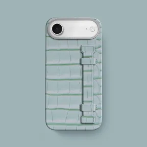 Compact Shape Affordable option Handle Case Mint Gum For iPhone 17 Air In Alligator