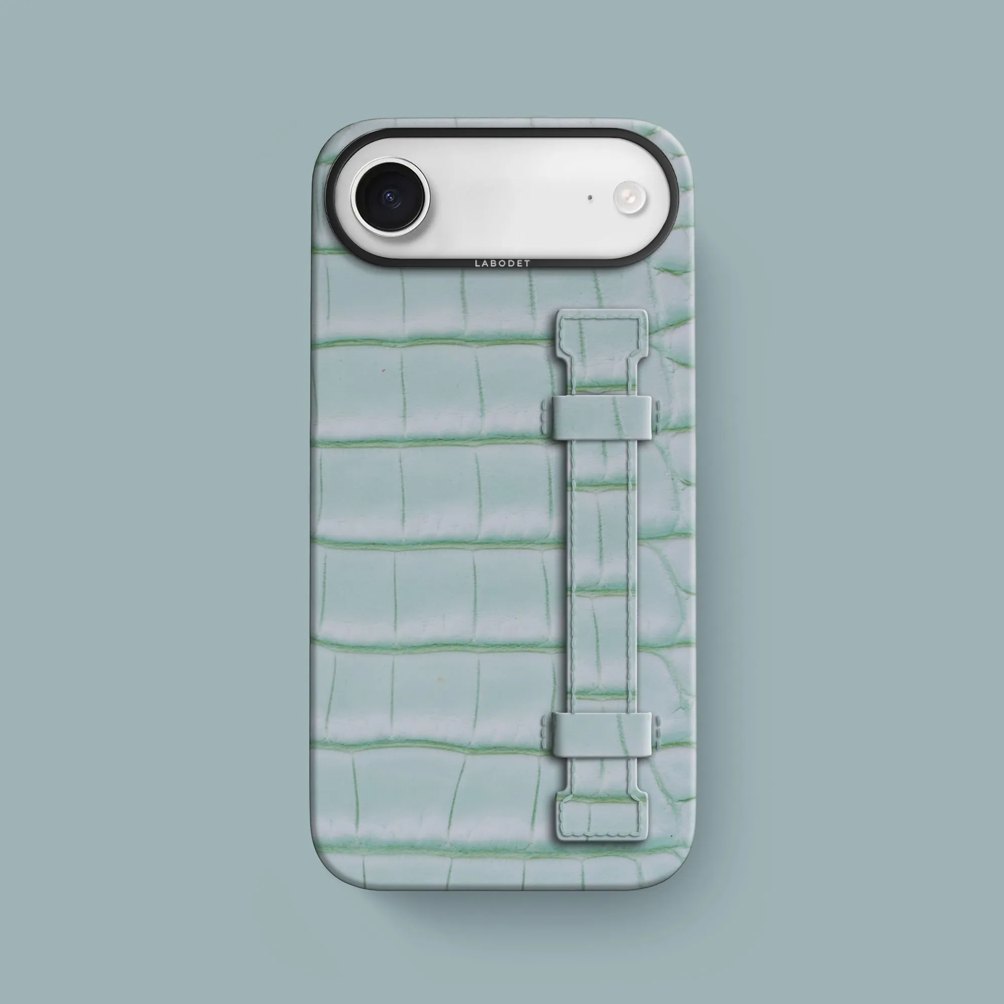 Luxury Pattern Handle Case Mint Gum For iPhone 17 Air In Alligator