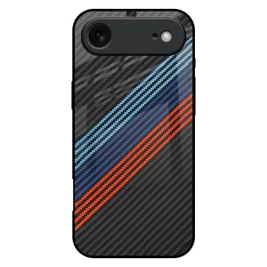 Carbon Inspired Glass Case for iPhone 17 Air Full Coverage