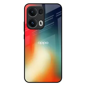 Crystal Finish Polished Texture Design Tri Light Glass Case for Oppo Reno13 Pro 5G