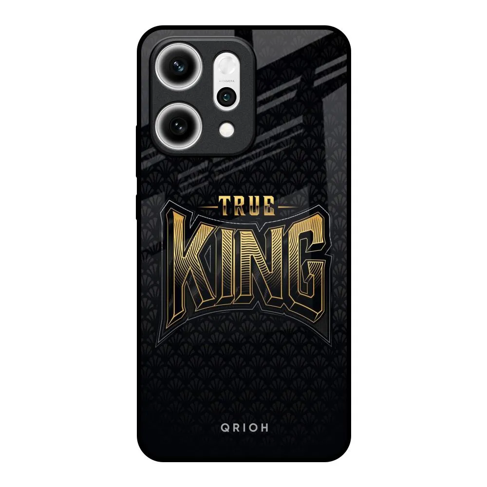 True King Glass Case for Oppo Reno14 5G Luxury Grip Rugged Design Style