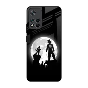 Premium Pattern Design Smooth Edge Design True Saiyans Glass Case for Mi 11i