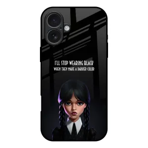 Aesthetic Digital Art Glass Case for iPhone 17 Protective Edge Layer