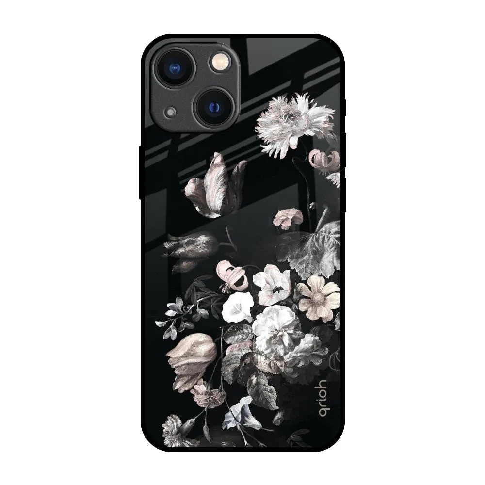 Artistic Mural Glass Case for iPhone 14 Plus Durable Design