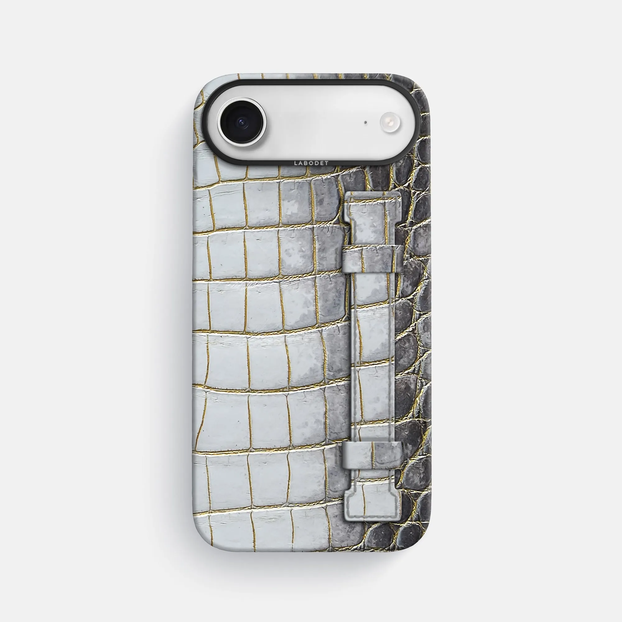 Handle Case For iPhone 17 Air In Himalayan Crocodile Trendy Detailing