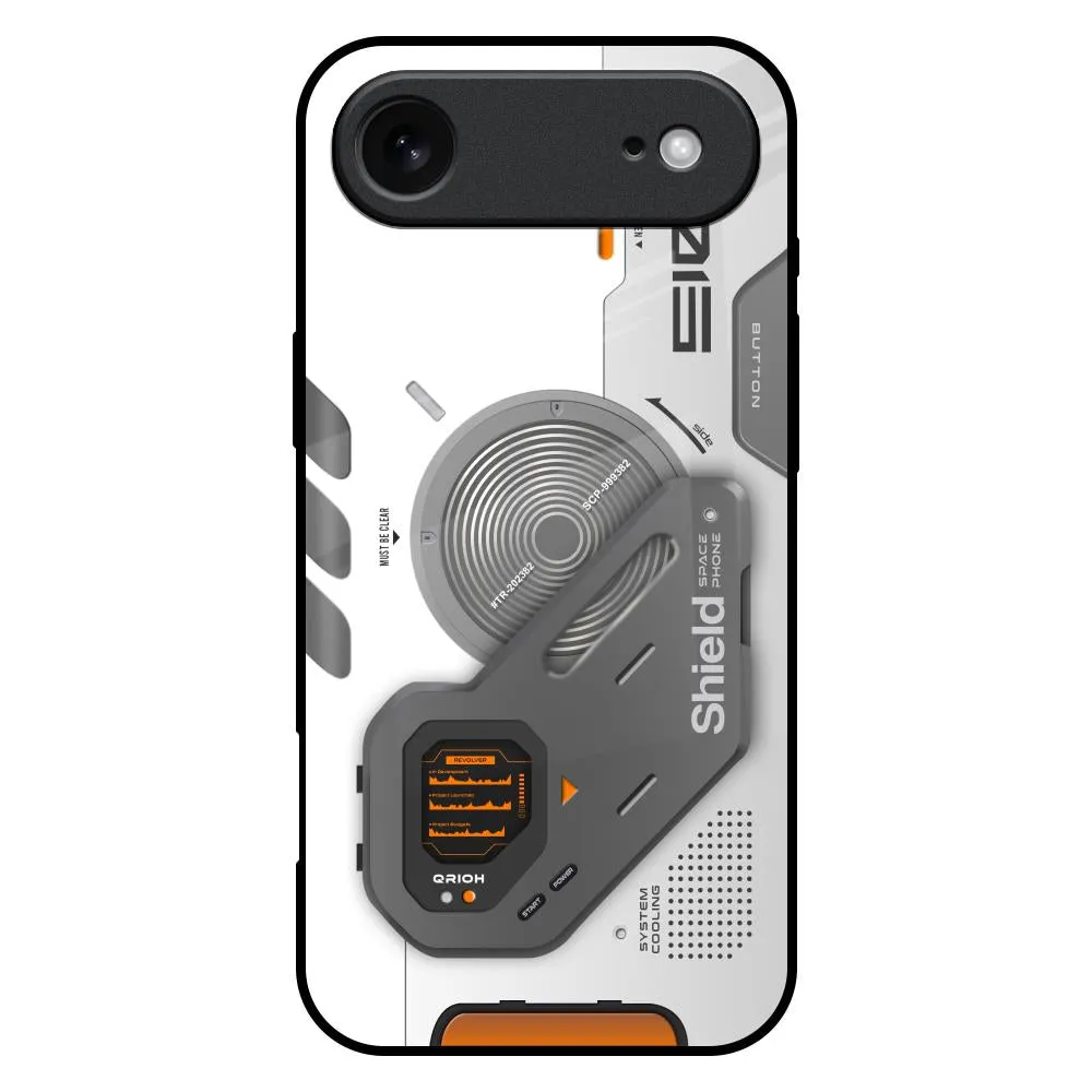 Modern Build Texture Liberty Cyber Glass Case for iPhone 17 Air