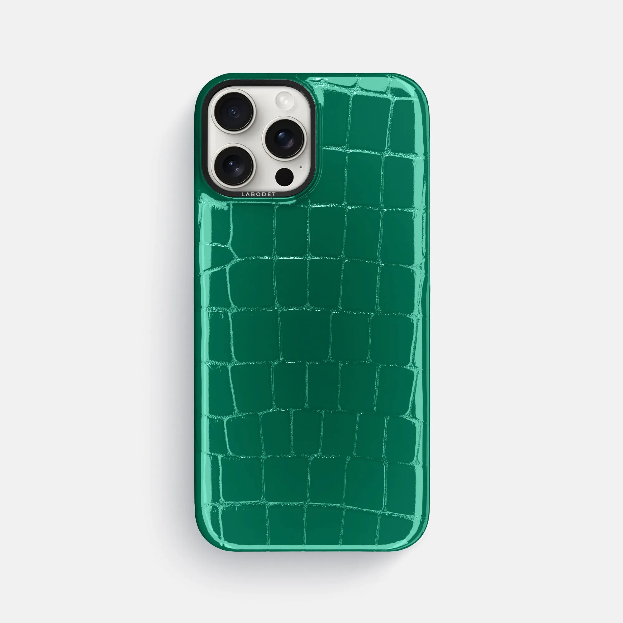 Grip Enhanced Modern Pattern Style Classic Case For iPhone 16 Pro Max In Shiny Alligator