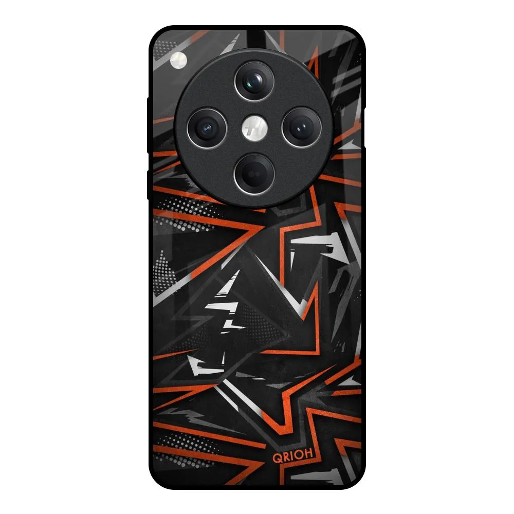 Vector Art Glass Case for Oppo Find X8 5G Urban Accessory Vivid Detail Texture