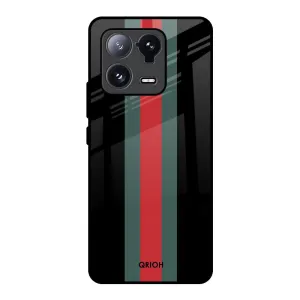 Vertical Stripes Glass Case for Mi 13 Pro Sporty Appeal