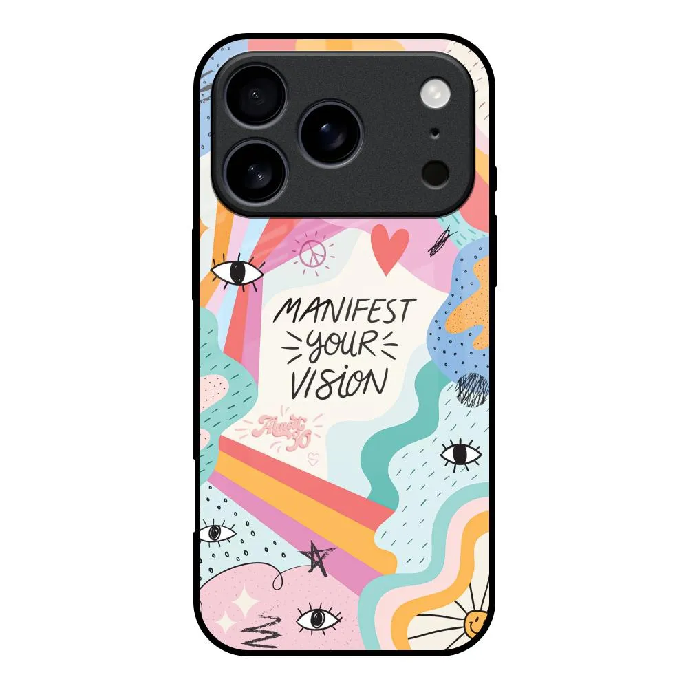 Flexible Layer Design Durable Shell Vision Manifest Glass Case for iPhone 17 Pro