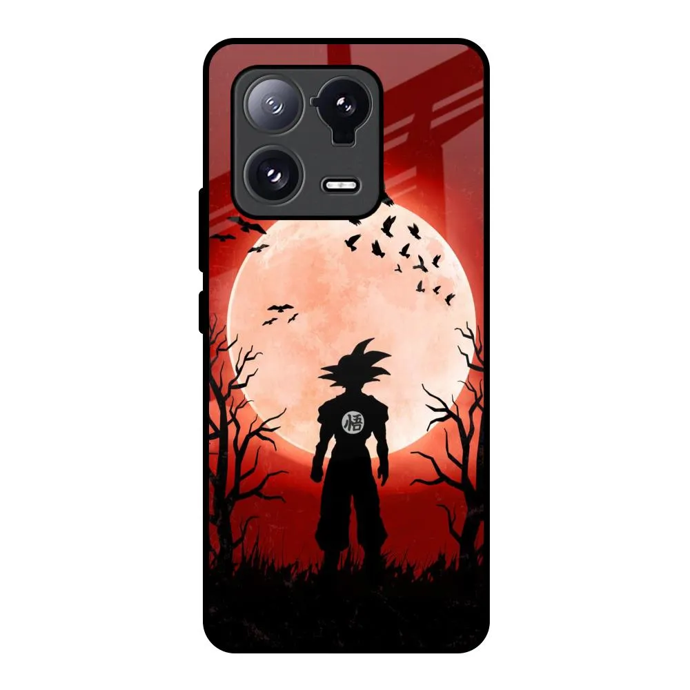 Dual Layer Comfort Shield Texture Winter Forest Glass Case for Mi 13 Pro