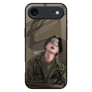 Anti Scratch Layer Soft Surface Blind Fold Glass Case for iPhone 17 Air