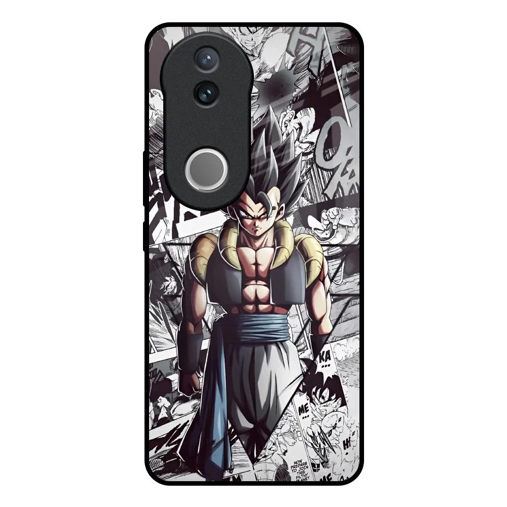 Colorful Accent Dragon Anime Art Glass Case for IQOO Z10R 5G