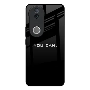 You Can Glass Case for IQOO Z10R 5G Minimal Texture