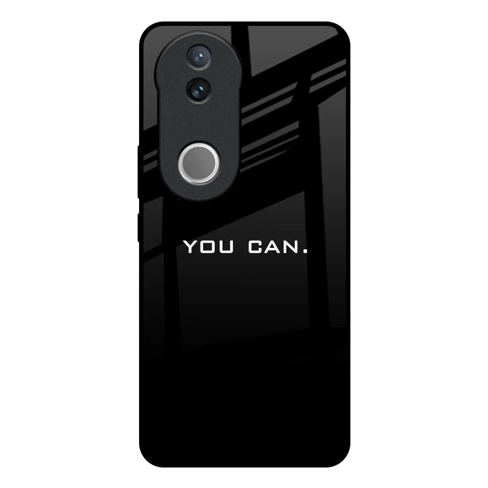 You Can Glass Case for IQOO Z10R 5G Minimal Texture