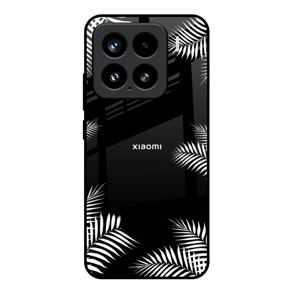 Matte Texture Layer Premium Build Layer Zealand Fern Design Glass Case For Mi 15 5G