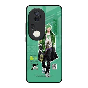 Zoro Bape Glass Case for Vivo T4 Ultra 5G Gloss Surface Stylish Touch